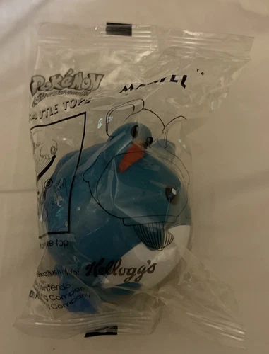 SEALED VTG MARILL 2000 Nintendo Pokemon Battle Tops Kelloggs Cereal Premium Toy