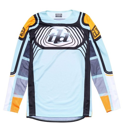 #ad SE PRO JERSEY ; WAVEZ BLEACHED AQUA 2X $18.33