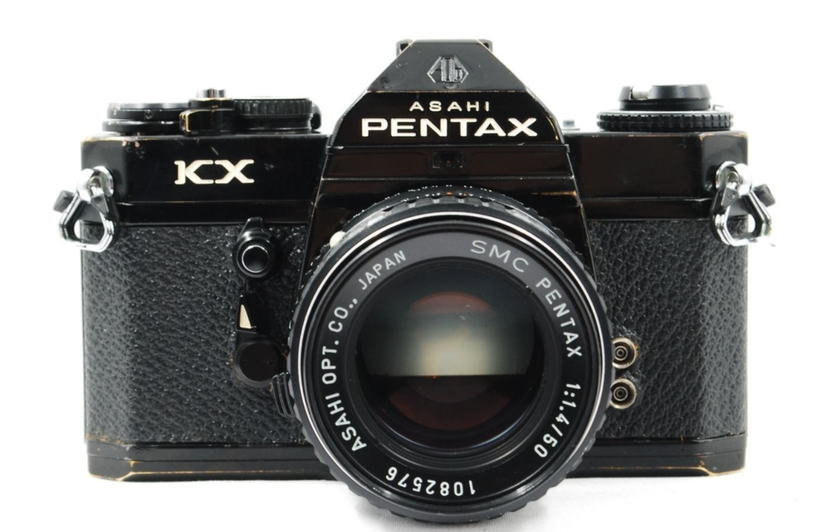 フィルムカメラ PENTAX KX & SMC PENTAX-M 50mm F/1.4 CLA'd EXC+] Pentax KX Black 35mm Film Camera w/ SMC M 50mm f/1.4