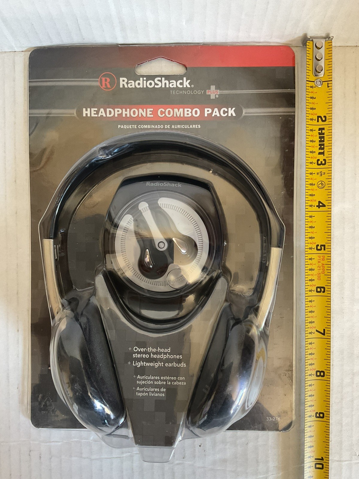 Vintage Radio Shack Headphones Earbuds Combo Pack RadioShack NEW NOS