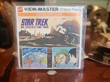 Star Trek Mr. Spock's Time Trek 1974 GAF View-Master Packet B-555 New Sealed