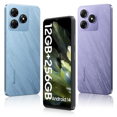 Blackview WAVE 8 4G Smartphone 12GB+256GB 6,56'' Android 14 Dual SIM Handy 13MP