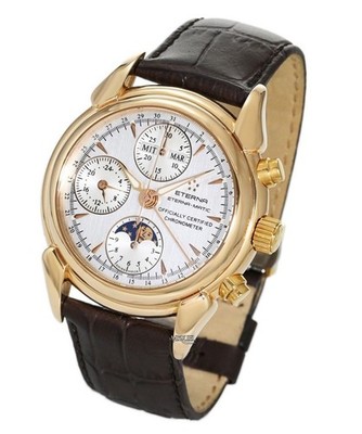 Eterna Matic 1948 Vollkalender Chronograph in 18K Roségold (Pre-owned) Herrenuhr