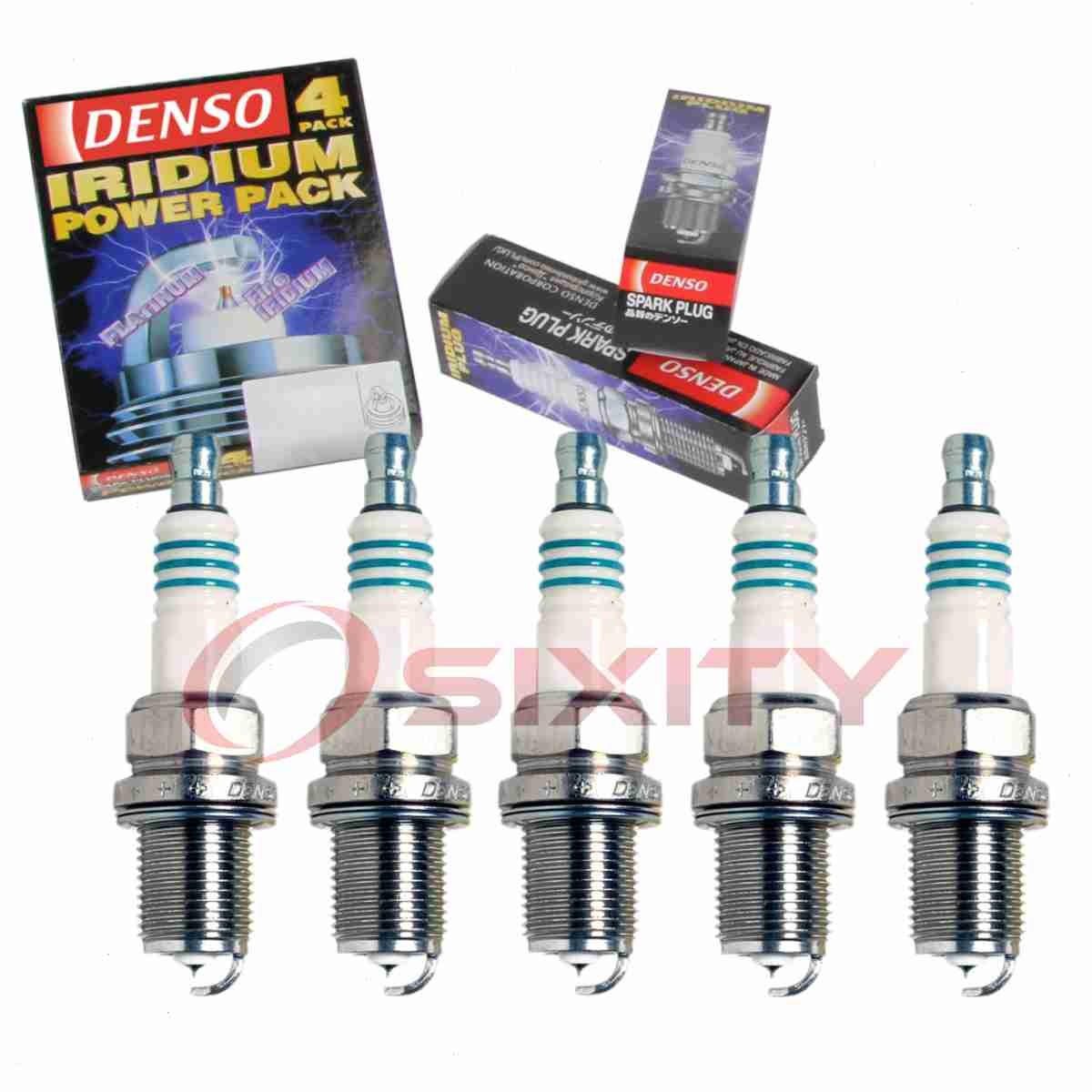 5 pc Denso Iridium Power Spark Plugs for 1998-2007 Volvo V70 2.3L 2.4L 2.5L aq