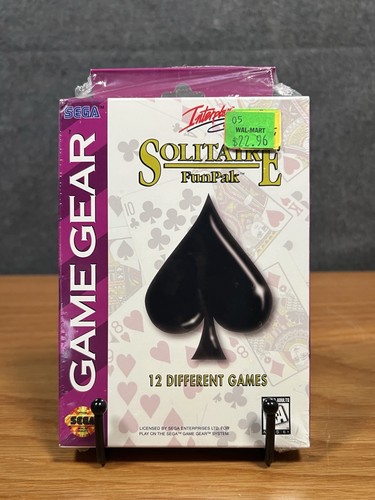 Solitaire FunPak (Sega Game Gear, 1995) - Brand New Sealed