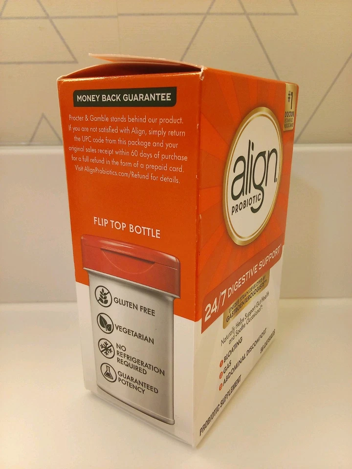 Align Probiótico Soporte Digestivo 24/7 56 Cápsulas Gas Hinchazón Malestar Abdominal Foto 2 de 4