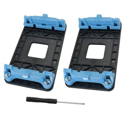 2PCS CPU Fan Bracket Base, Radiator Bracket for AM2+/AM3+/FM1/FM2 Socket Bottom