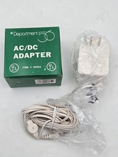Department 56 AC / DC Power Adapter 55026 With 3x Output Jacks - White