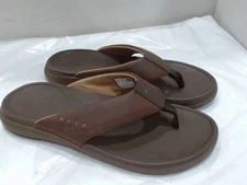 UsedGood - Reef Mens Flip Flop Cushion Norte, Dark Brown, 10