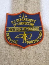 Vintage North Carolina Department of Correction Division of Prisons patch