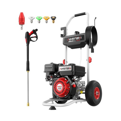 #ad #ad Amerisun Gas Powered Pressure Washer 3800 PSI 2.5 GPM High Power Washer 212... $448.50