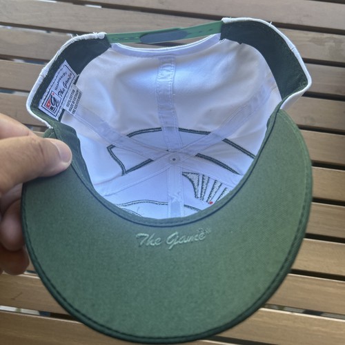 Vintage The Game Big Logo Spartans Michigan State MSU SnapBack Mütze Kappe Neu mit Etikett Neu aus altem Lagerbestand selten - Bild 17 von 18