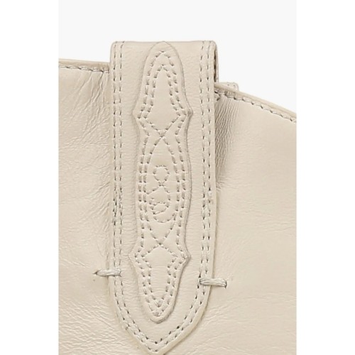 Sam Edelman Moe Stiletto Western Leather Bootie | Sz 9, Ivory New $200 - Picture 6 of 7