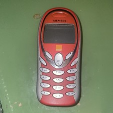 Vintage Siemens A55 Orange Network Untested Mobile Phone .