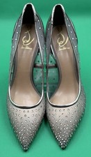 Sam Edelman Hazel Mesh Women's Pump Metallic Iron Glitz Size 11M NIB