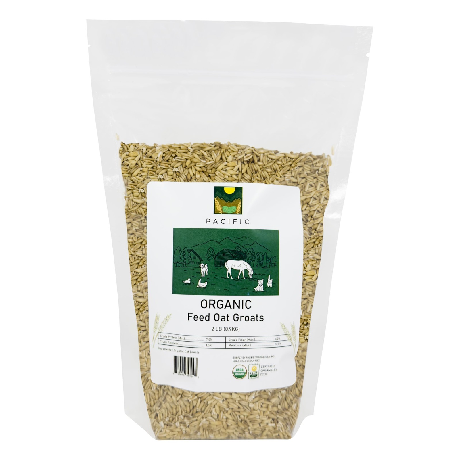 Organic Feed Oat Groats - Oat Groats For Birds | Rich With Fi...
