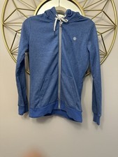Element Skateboard Full Zip Lightweight Hoodie Heather Blue