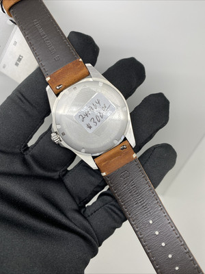 New Victorinox Swiss Army Heritage Quartz Blue Dial Brown Men's