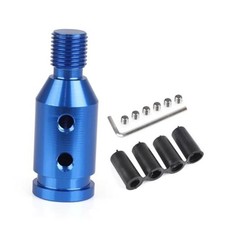 Universal Gear Shift Knob Adapter 12x1.25,Aluminum Alloy Shifter M12x1.25 Blue 