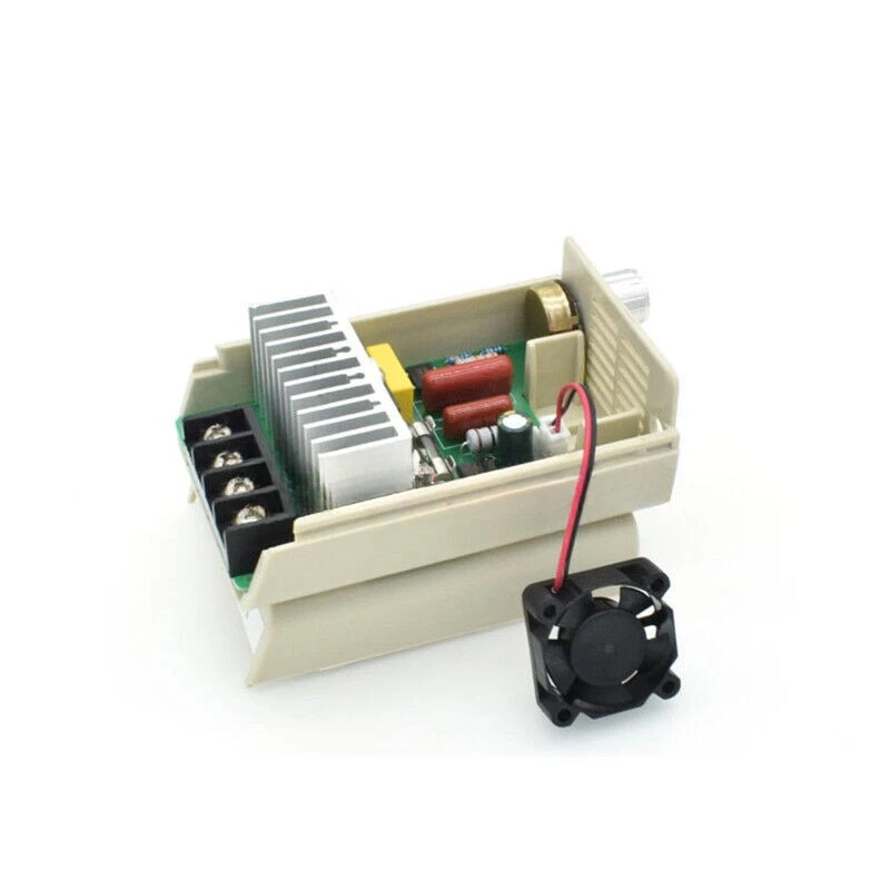 AC 220V 4000W SCR Fan Motor Speed Controller Volt Regulator Dimmer Thermostat - Image 4 of 4