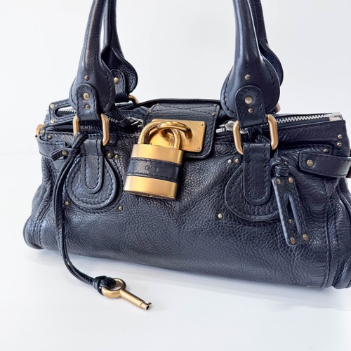 Borsa a tracolla CHLOÉ Paddington in pelle nera - Foto 13 di 22