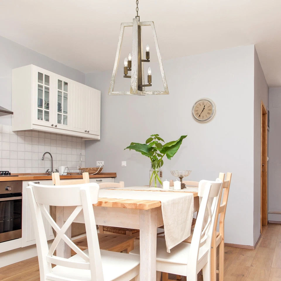 Golden Lighting 0810-4P Pilar 4 Light 20"W Taper Candle Pendant - Burnished - Image 2 of 2