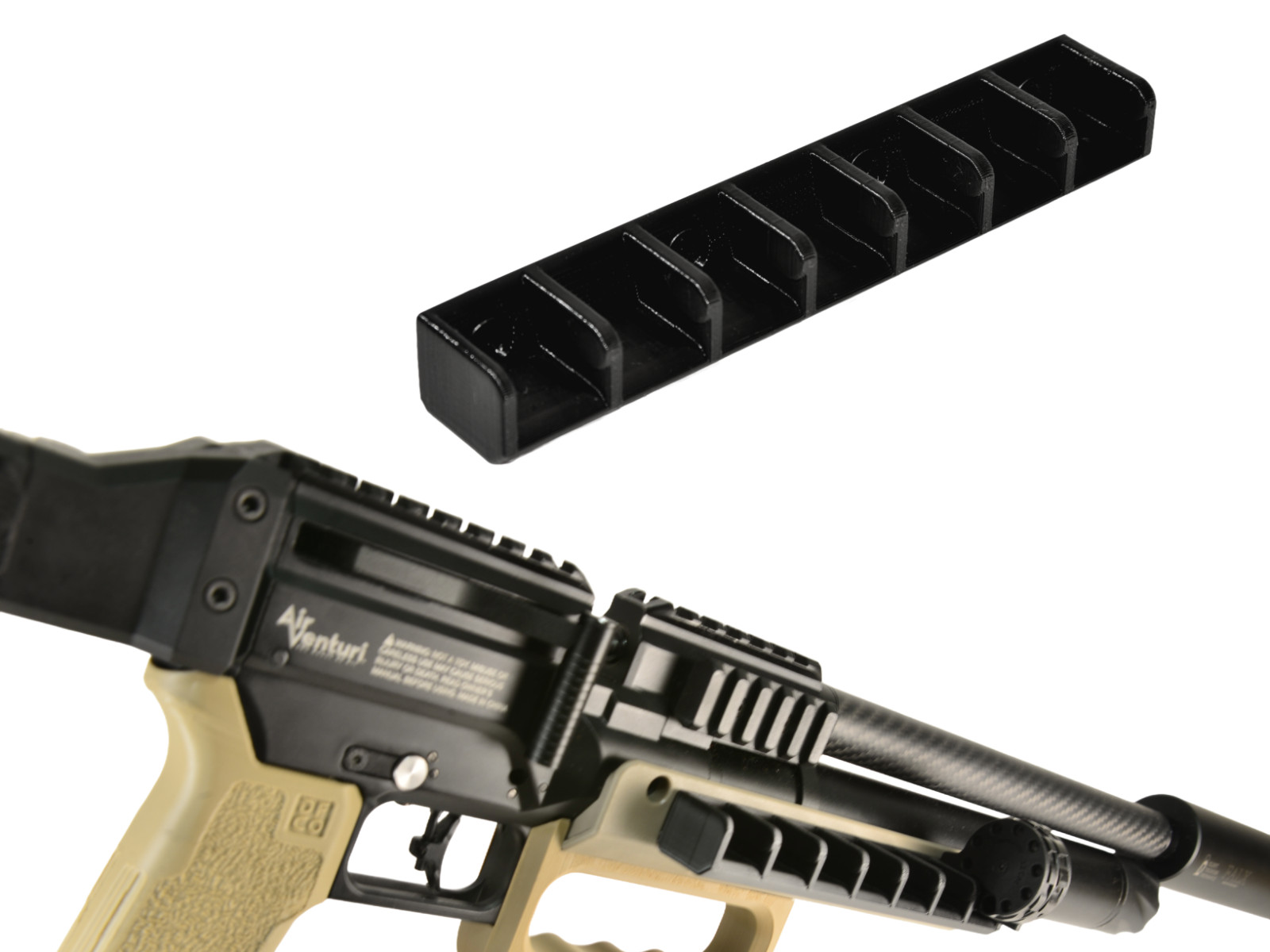 Air Venturi Alpha Magazine Holder and Fill Probe Holder - Choose Color and Size