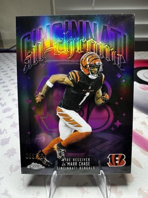 2025 Topps Chrome Ja’marr Chase All Chrome Refractor /250 Bengals