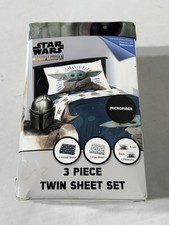 New- Disney Star Wars 3 Piece Twin Sheet Set