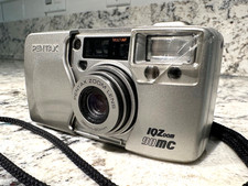 PENTAX IQZoom 90MC Vintage 35mm Point Shoot Film Camera Parts Only Untested
