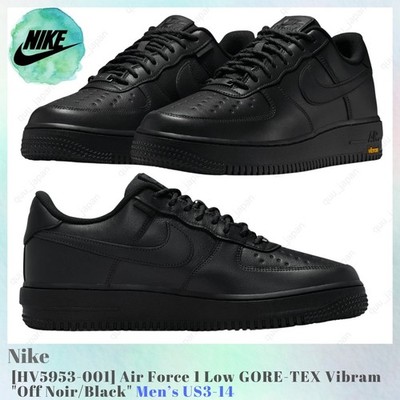 Nike Air Force 1 Low GORE-TEX Vibram Off Noir Black HV5953-001 Men's US3-14 NEW