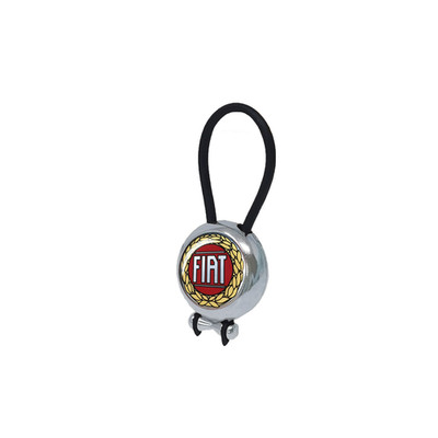 Schlüsselanhänger Key Ring Fiat Vintage Rot, 4 x 3,2 cm