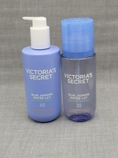 Victoria's Secret Blue Jasmine Water Lily Hair Body Mist  Body Lotion Set