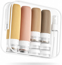 Travel Bottles for Toiletries, 16 Pack Silicone Travel Bottles Set, Leakproof Tr