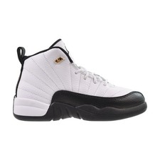 Jordan 12 Retro PS Little Kids' Shoes White/Black-Taxi 151186-117