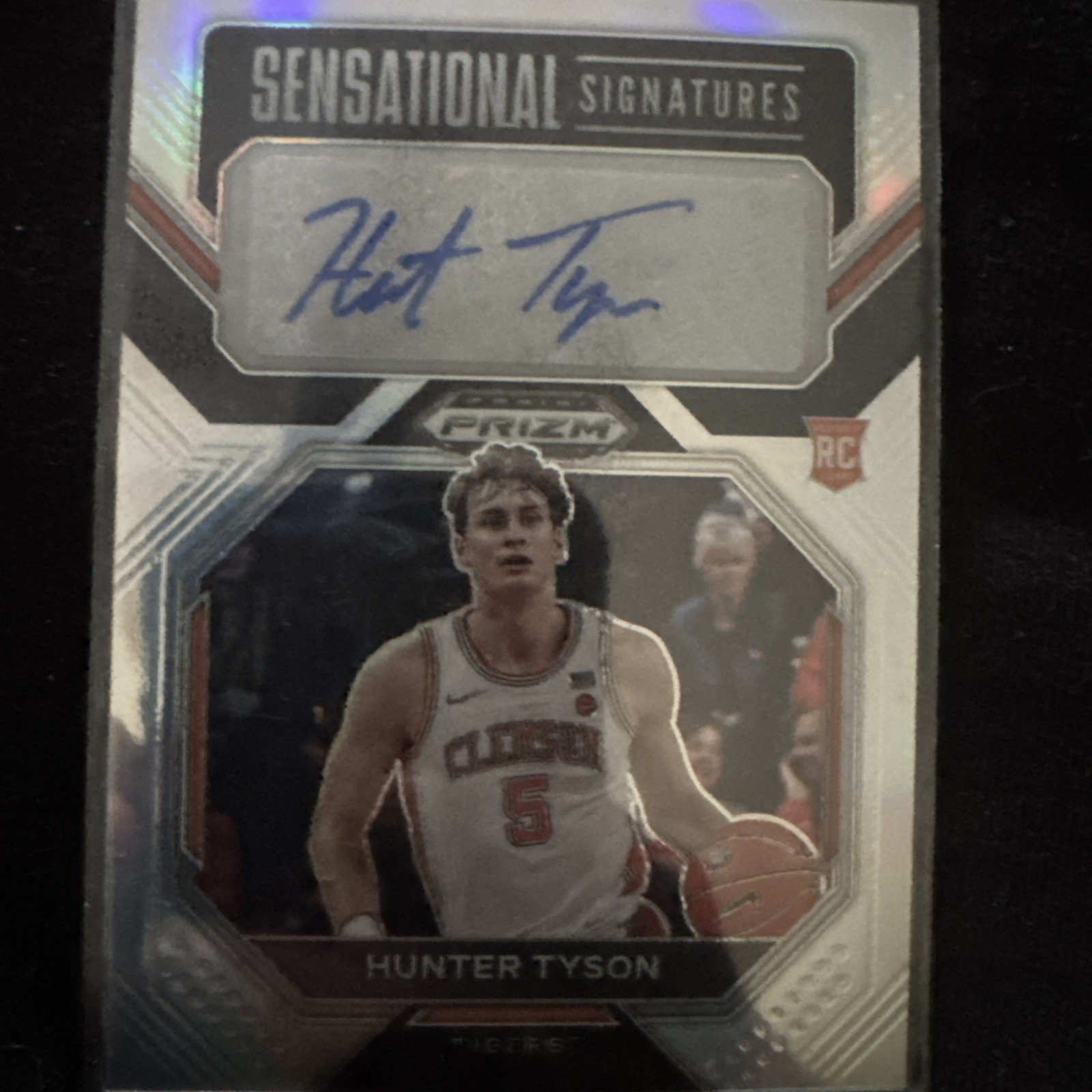 Hunter Tyson 2023 Panini Prizm Draft Picks Sensational Signatures AUTO RC