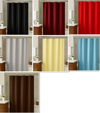 Heavyweight Vinyl Shower Curtain Liner Mildew Resistant, Hotel Quality, 70x72