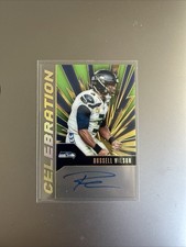 2020 Panini Celebration Russell Wilson On-Card Auto CI-RW