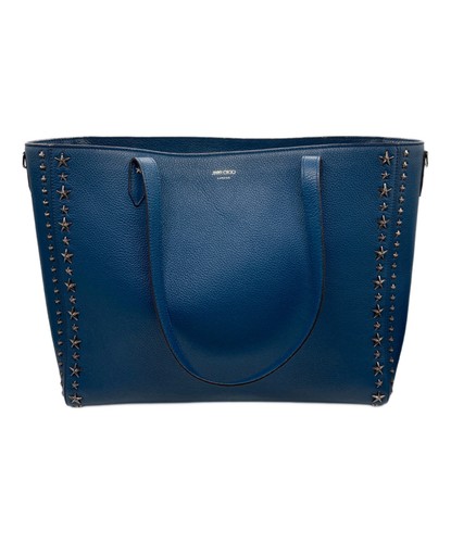 Jimmy Choo DEELAN Navy Tote Bag Women's #TFB16766