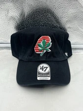 Ohio State Buckeyes NCAA '47 Brand Throwback Black Clean Up Adjustable Hat