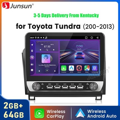 For Toyota Tundra 2007-13 Car Stereo Radio GPS Navi Carplay 2+64G Android15 WIFI