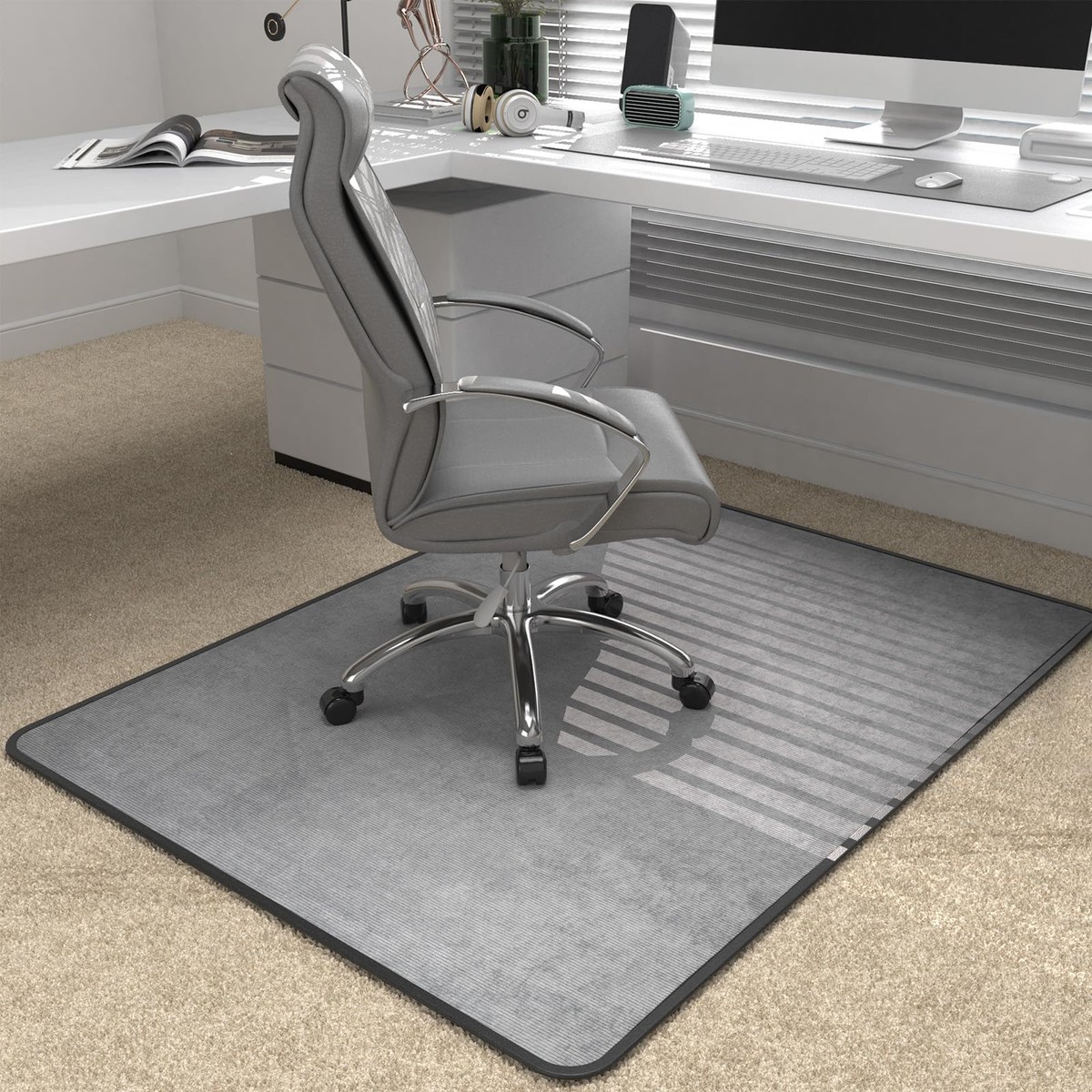 Heavy Duty Office Chair Mat for Carpet and Hardwood Floor Bohemian
