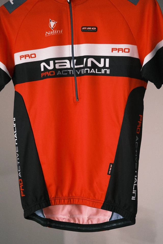Велосипедная майка Nalini Pro Active мужская с красным и черным вырезом на молнии размер M - Изображение 3 из 4