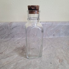 Honey Acres Glass Jar Beehive 1 Pound Pure Honey Vintage NICE CLEAR With Cork