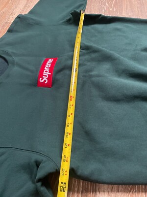 Supreme Box Logo Crewneck Sweatshirt Green Large L NEW BOGO FW2022