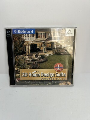Brøderbund 3d Home Design Suite Professional 5 Cd Rom