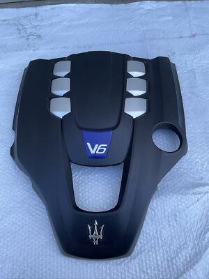 2014-2021 MASERATI QUATTROPORTE 3.0L V6 ENGINE COVER SHIELD 670003410 OEM