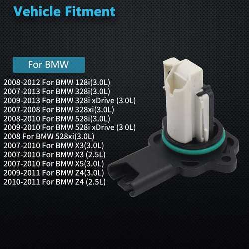 5WK97508Z MAF Mass Air Flow Sensor For BMW 128i 328i 328xi 528i 528xi X3 X5 3.0L - Picture 13 of 15
