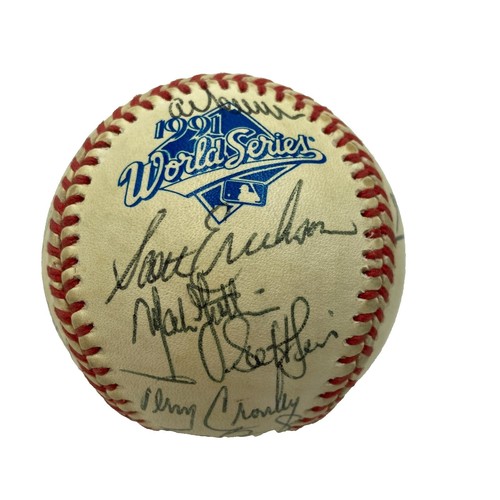 Kirby Puckett Autographed Signed 4x5 Team Issued FullJSA Letter Of