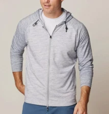 NEW JOHNNIE-O WAKE DANIEL PERFORMANCE FULL ZIP HOODIE JACKET JMHD1200 SZ LARGE L